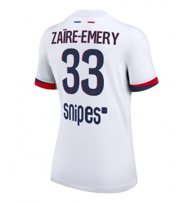 Paris Saint-Germain Warren Zaire-Emery #33 Bortatröja Dam 2025-26 Kortärmad